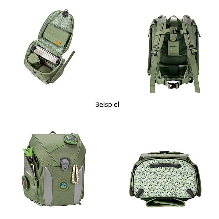 DerDieDas ErgoFlex MAX Exklusiv ECO Green Planet Schulranzen Set