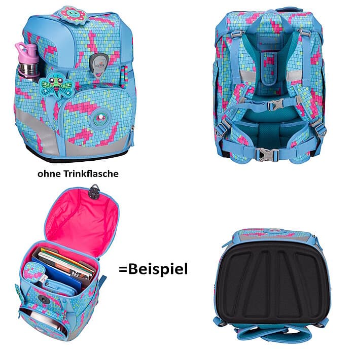 DerDieDas ErgoFlex Tiny Happy Pixel Schulranzenset