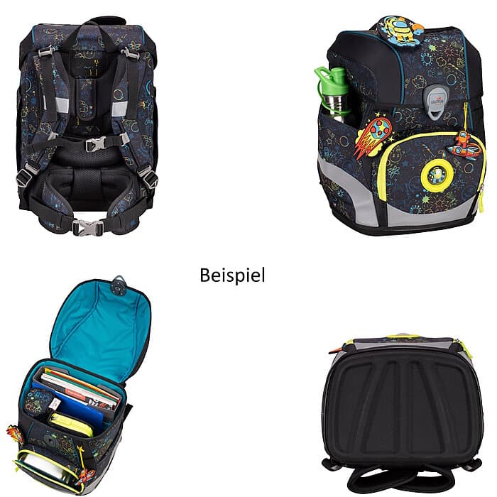 DerDieDas ErgoFlex Tiny LED Crazy Schulranzenset