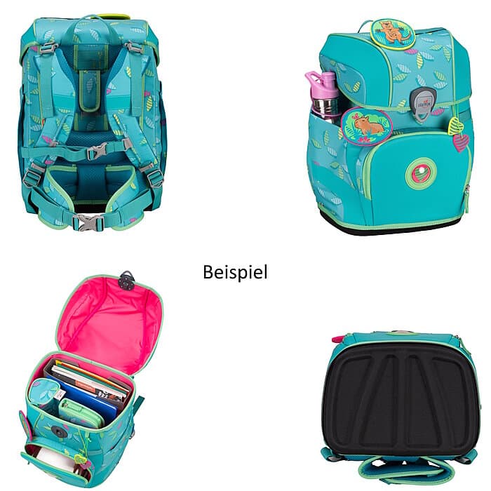 DerDieDas ErgoFlex Tiny Superflash Paradise Schulranzenset