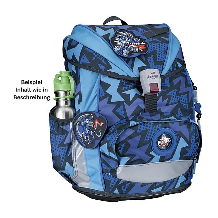 DerDieDas ErgoFlex Light Schulranzen Set Dark Dragon 6-teilig