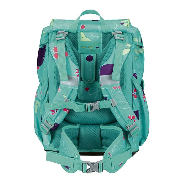 DerDieDas ErgoFlex Light Schulranzen Set Butterfly Garden 6-teilig