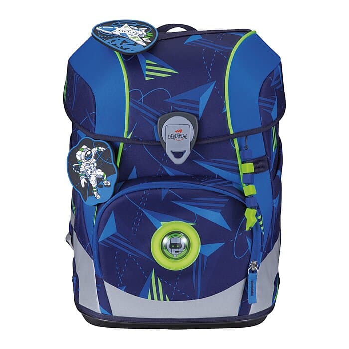 DerDieDas ErgoFlex Tiny LED Schulranzen Set Moon Mission 6-teilig