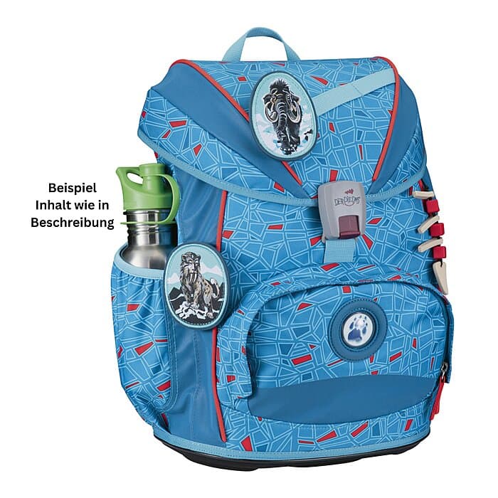 DerDieDas ErgoFlex Light Superflash Schulranzen Set Blue Ice