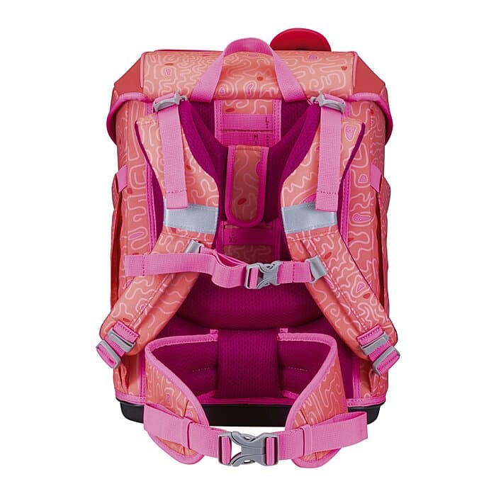 DerDieDas ErgoFlex Tiny Superflash Schulranzen Set Coral Reef