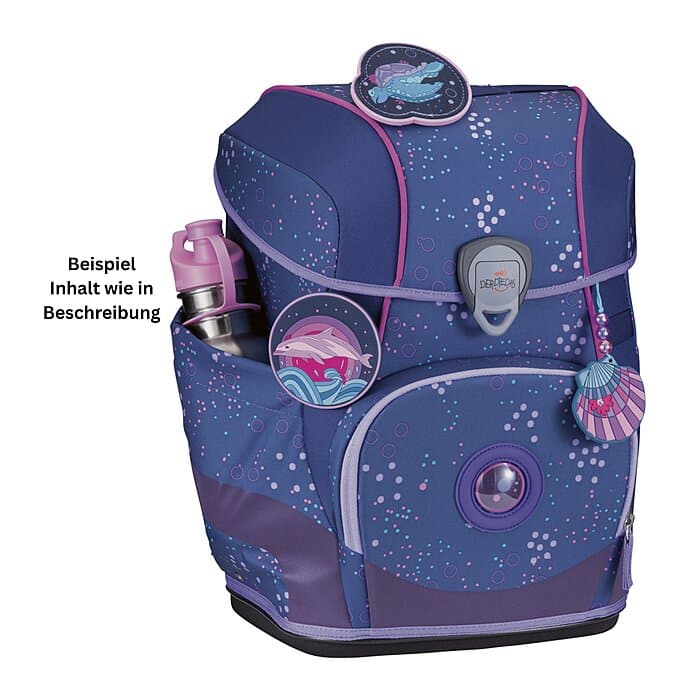 DerDieDas ErgoFlex Tiny Schulranzen Set Deep Ocean 6-teilig