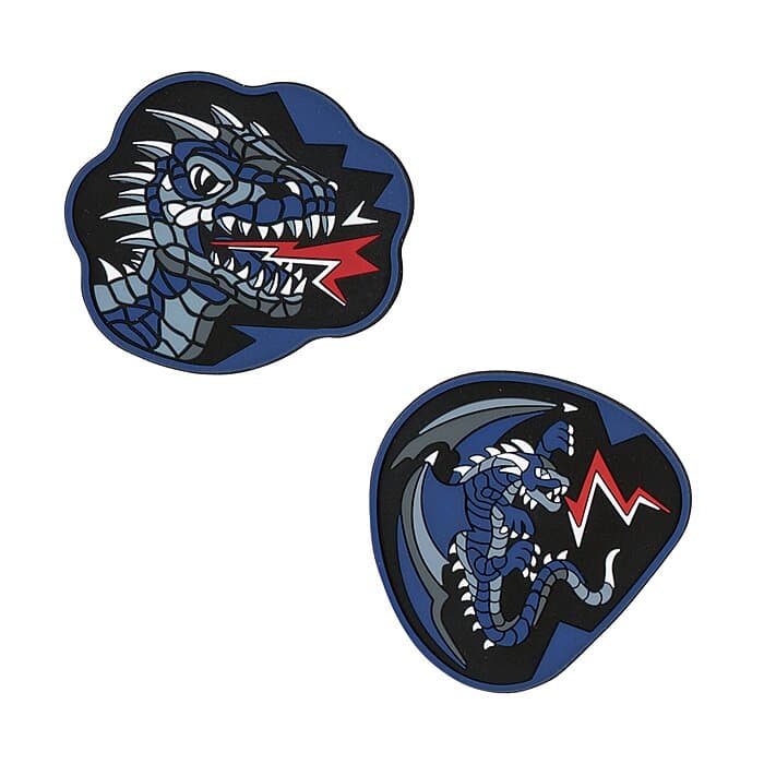 DerDieDas Buttons Dark Dragon 2-teilig