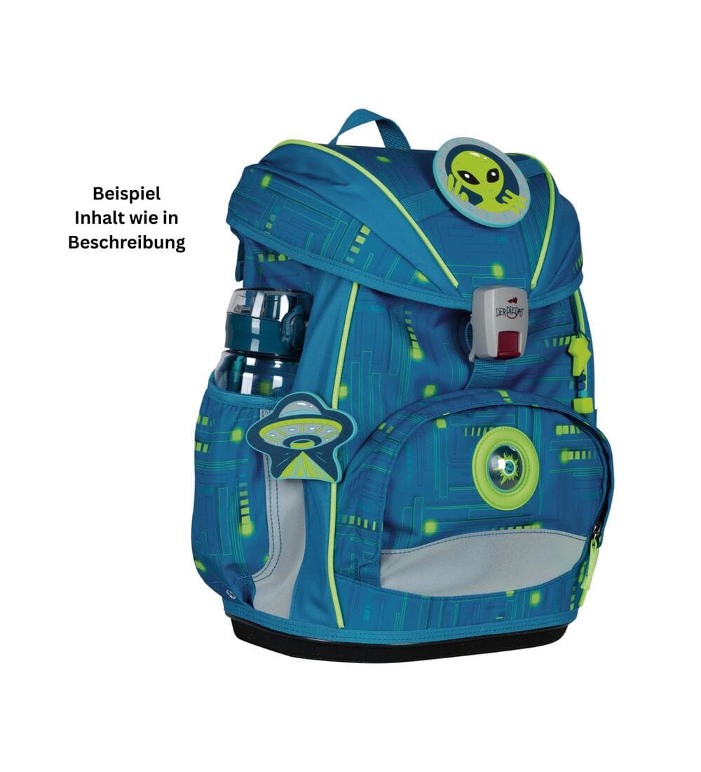 DerDieDas ErgoFlex Light Schulrucksack Set Mission to Mars 6-teilig