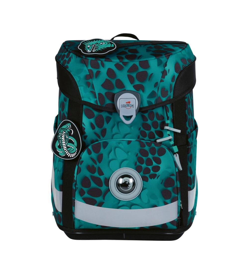 DerDieDas ErgoFlex Easy Schulranzen Set Reptile Rush 6-teilig