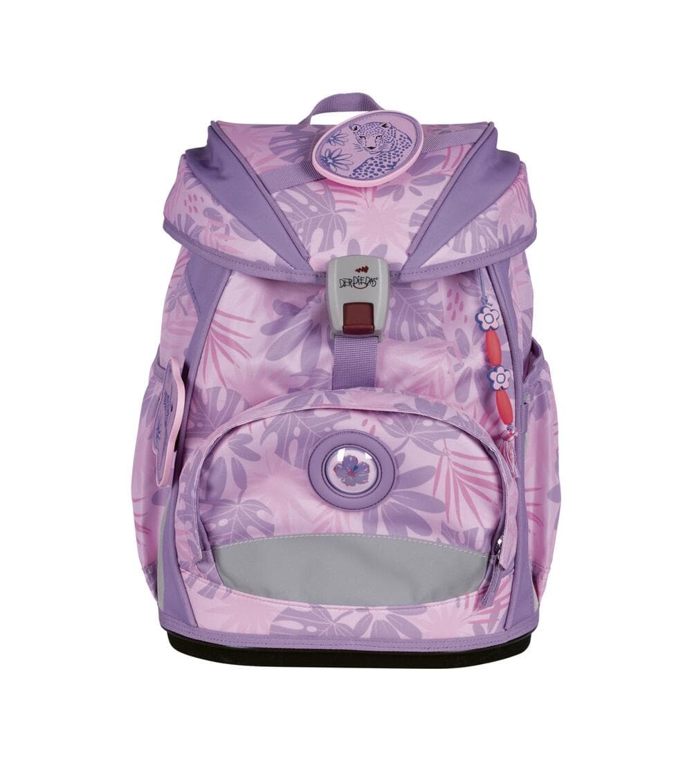 DerDieDas ErgoFlex Light Schulrucksack Set Safari Vibes 6-teilig