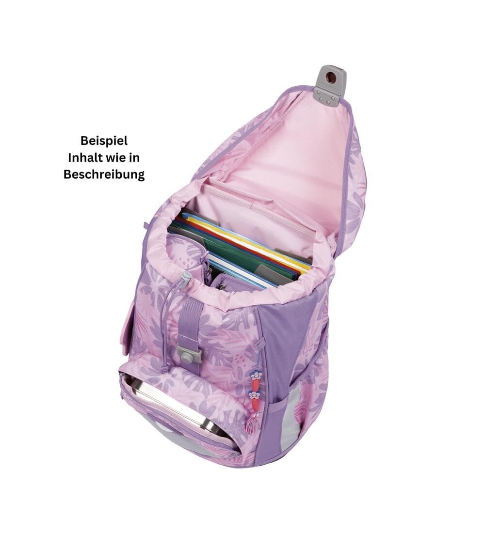 DerDieDas ErgoFlex Light Schulrucksack Set Safari Vibes 6-teilig