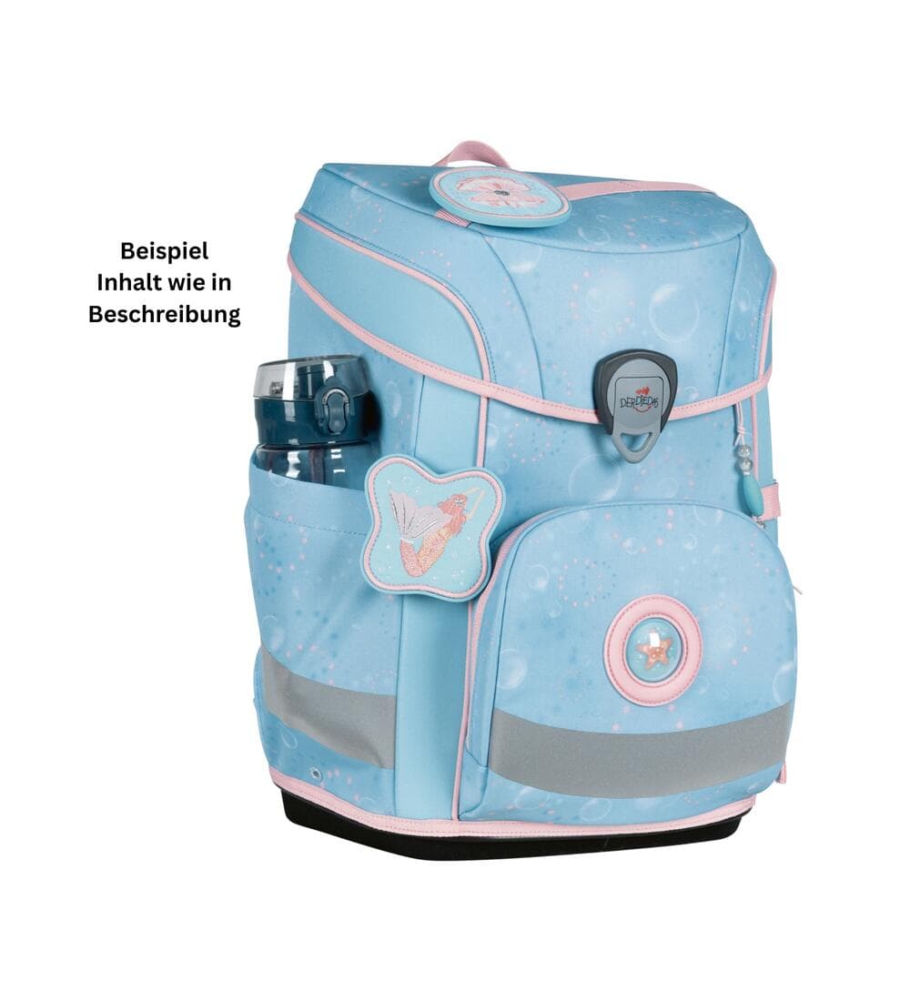 DerDieDas ErgoFlex Easy Schulranzen Set Ocean Pearl 6-teilig