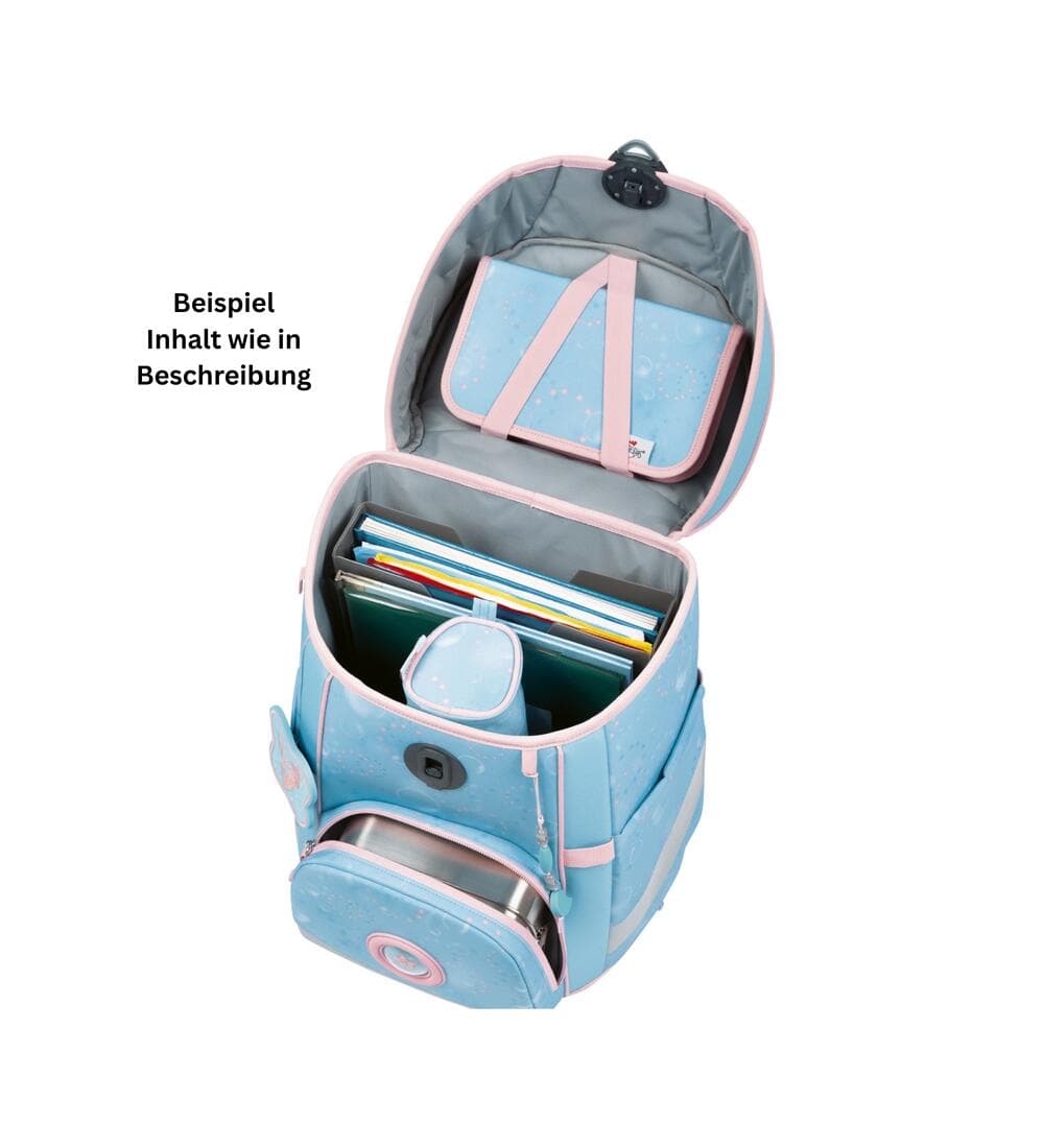 DerDieDas ErgoFlex Easy Schulranzen Set Ocean Pearl 6-teilig