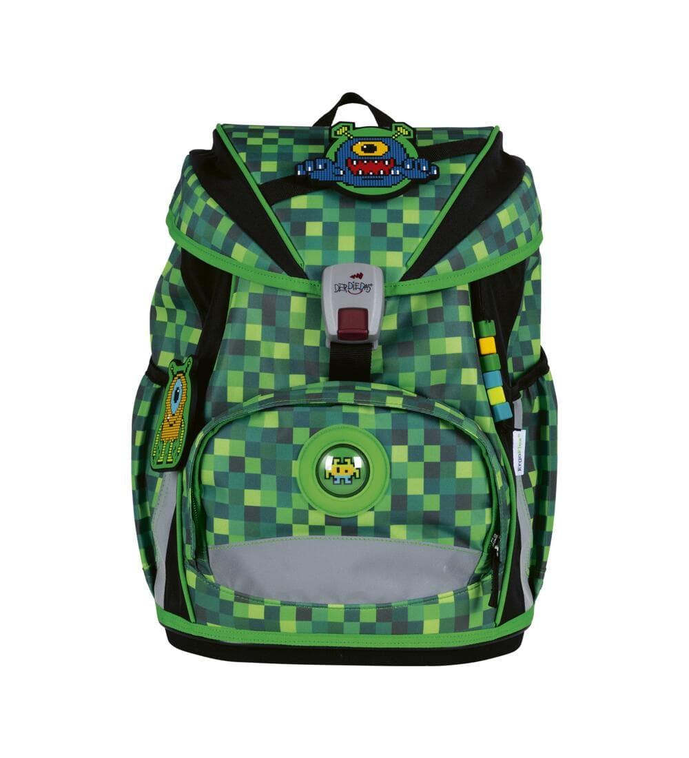 DerDieDas ErgoFlex Light LED Schulrucksack Set Tech Buddies 6tlg.