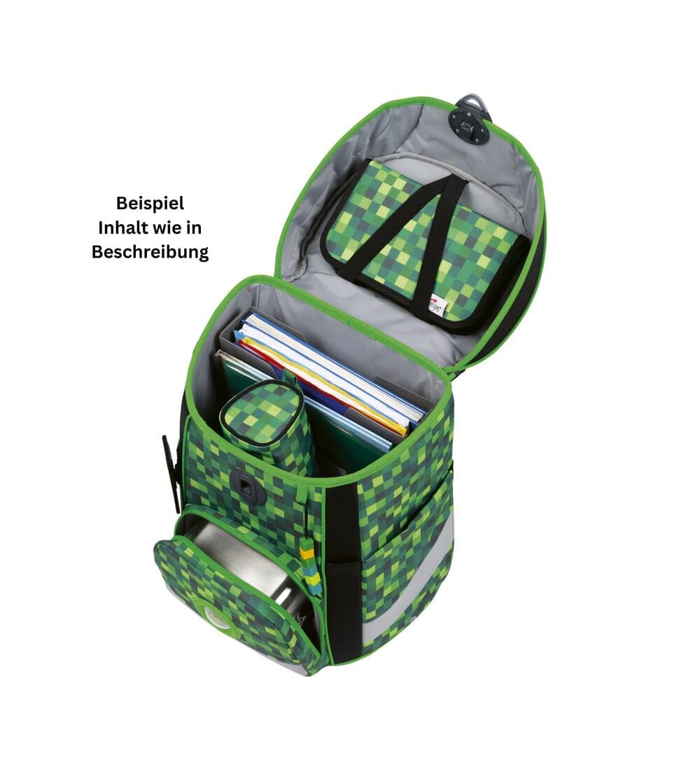 DerDieDas ErgoFlex Easy LED Schulranzen Set Tech Buddies 6-teilig