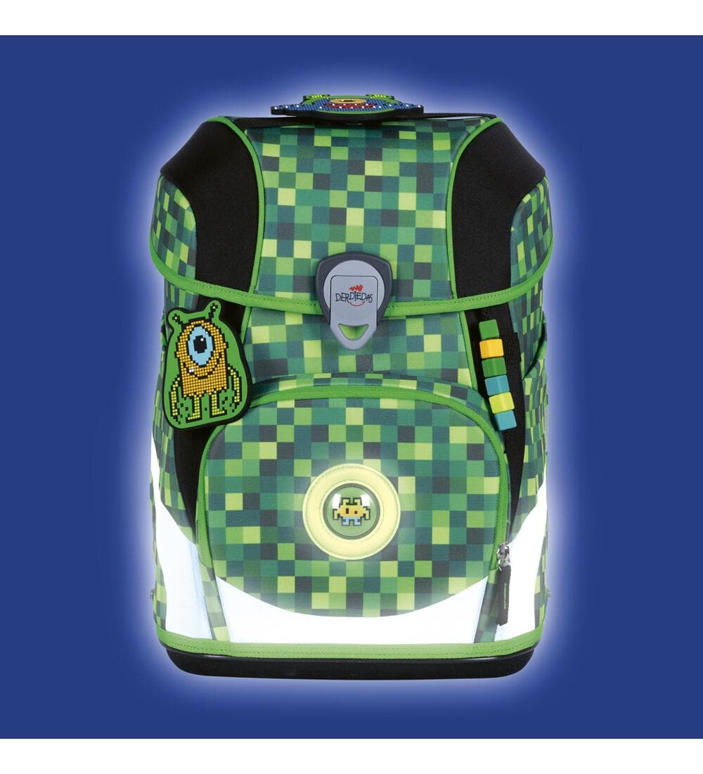 DerDieDas ErgoFlex Tiny LED Schulranzen Set Tech Buddies 6-teilig
