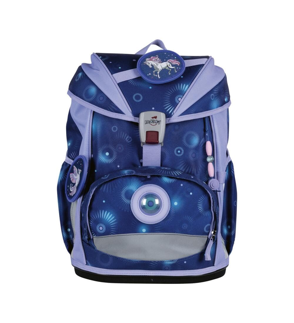 DerDieDas ErgoFlex Light LED Schulrucksack Set Fantasy Spark 6tlg.