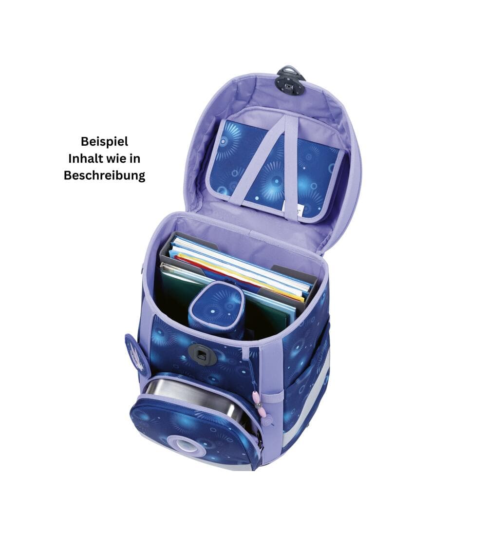 DerDieDas ErgoFlex Easy LED Schulranzen Set Fantasy Spark 6-teilig