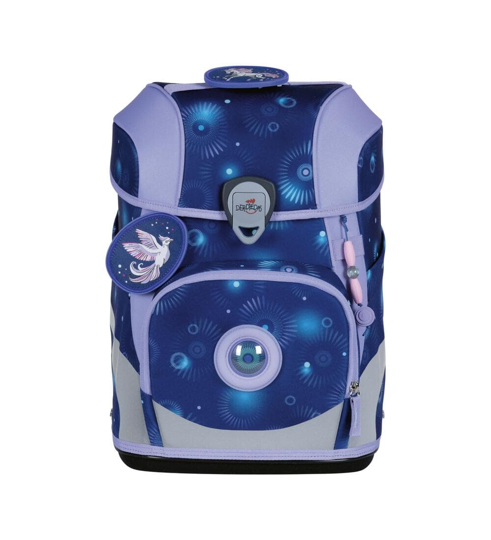 DerDieDas ErgoFlex Tiny LED Schulranzen Set Fantasy Spark 6-teilig