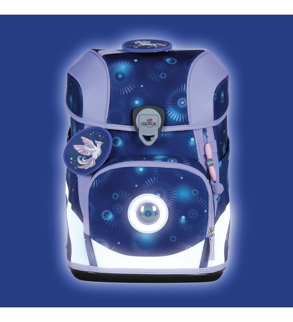 DerDieDas ErgoFlex Tiny LED Schulranzen Set Fantasy Spark 6-teilig