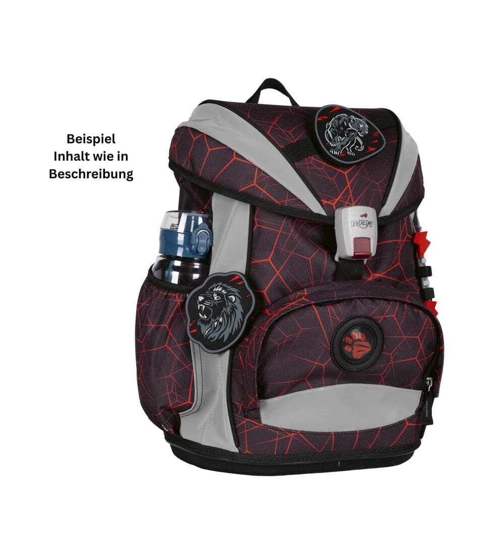 DerDieDas ErgoFlex Light Superflash Schulrucksack Set Wild Spirit