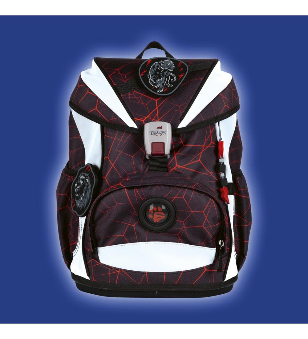 DerDieDas ErgoFlex Light Superflash Schulrucksack Set Wild Spirit