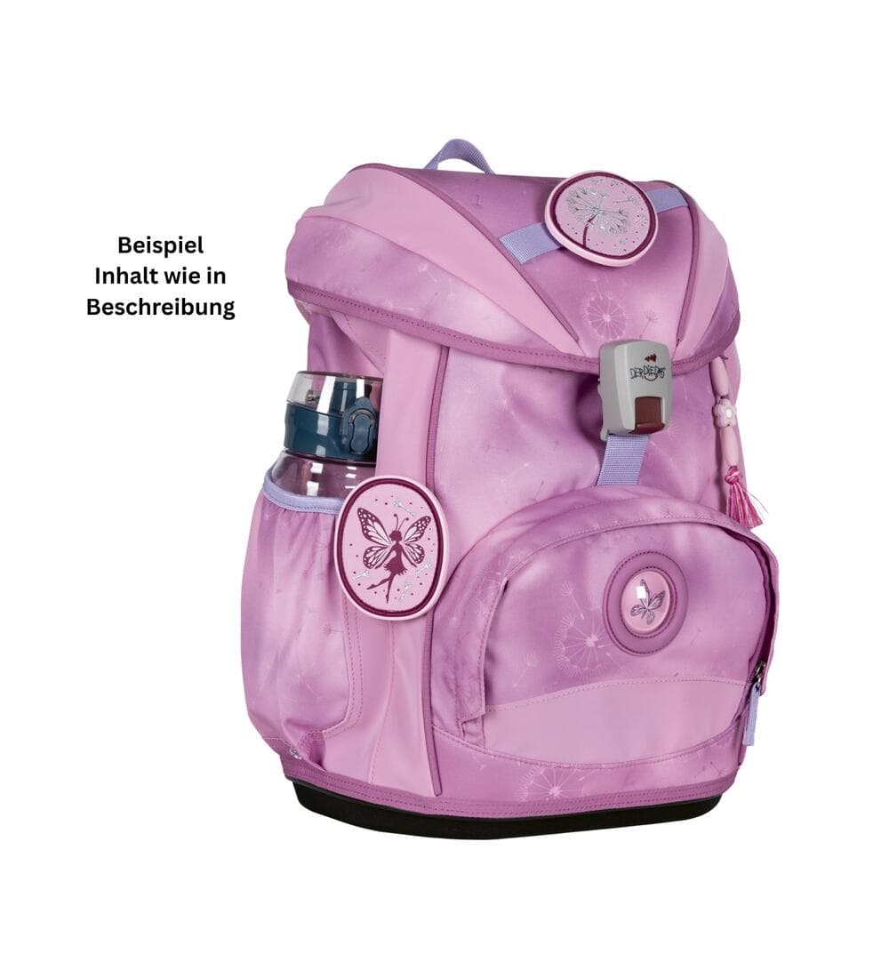 DerDieDas ErgoFlex Light Superflash Schulrucksack Set Make a Wish