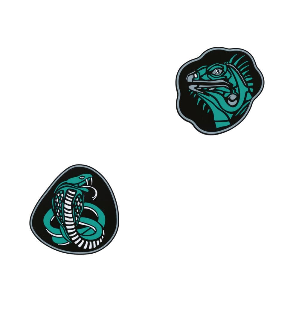 DerDieDas Wechselbuttons Reptile Rush 2-teilig Set