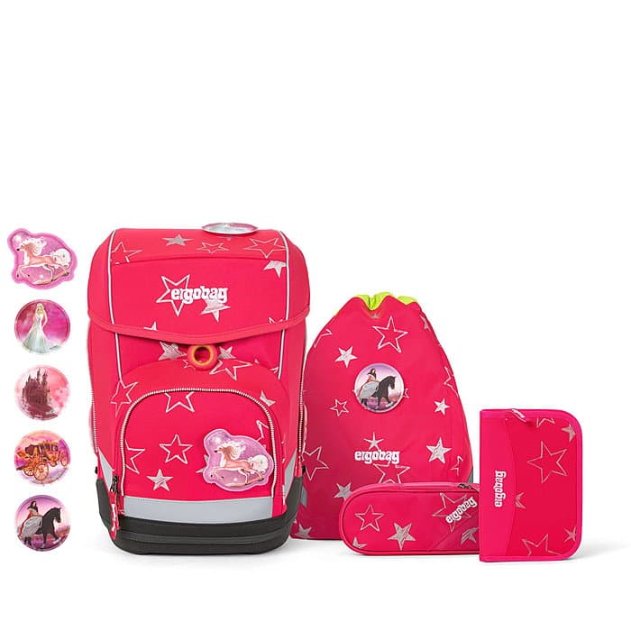 Ergobag Cubo CinBärella Schulranzen Set 5 tlg.