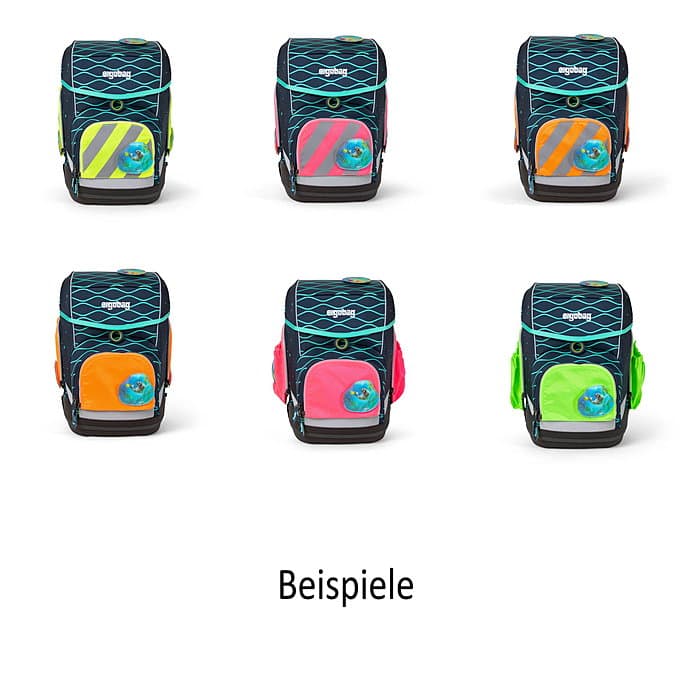 Ergobag Cubo CinBärella Schulranzen Set 5 tlg.