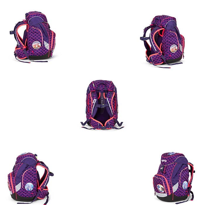 Ergobag Pack PerlentauchBär Schulrucksack Set 6 tlg.