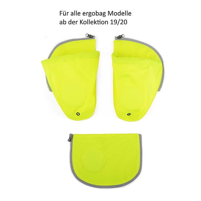 Ergobag Seitentaschen Zip-Set gelb ab 2019/2020