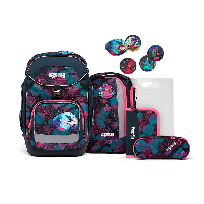 Ergobag Pack Main KorallBär Schulrucksack-Set
