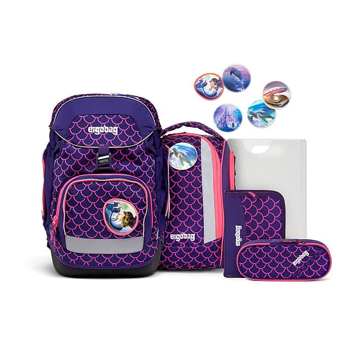 Ergobag Pack Main PerlentauchBär Schulrucksack-Set