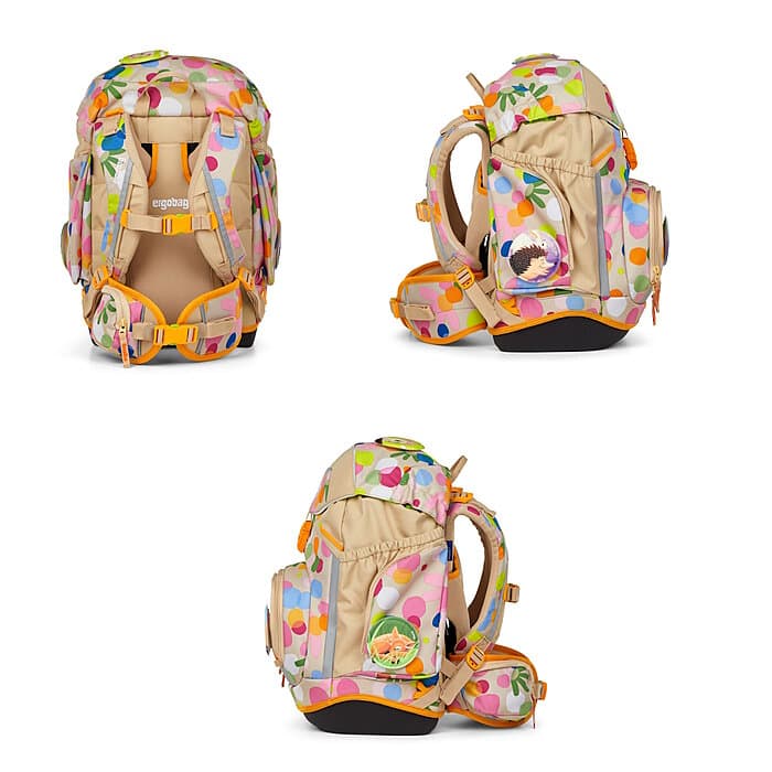 Ergobag Pack Flower PowBär Schulrucksack Set