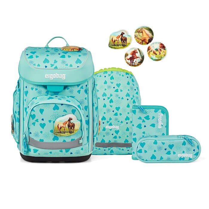 Ergobag Cubo Schulranzen Set ReitBärtraum