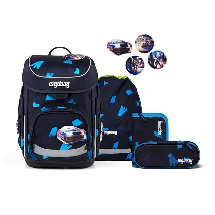 Ergobag Cubo Schulranzen Set VerfolgBärjagd