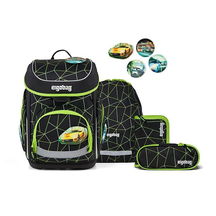 Ergobag Cubo Schulranzen Set CyBär Race