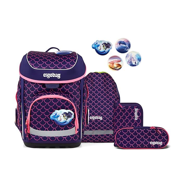 Ergobag Cubo Schulranzen Set PerlentauchBär