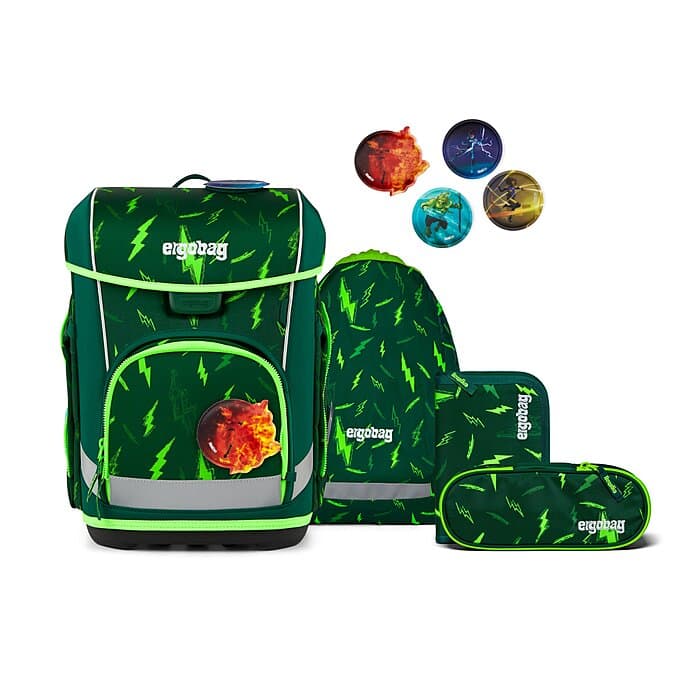 Ergobag Cubo light Schulranzen Set Bärtastisch