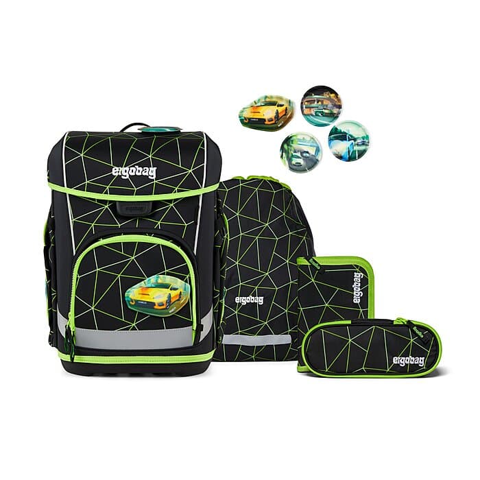 Ergobag Cubo light Schulranzen Set CyBär Race