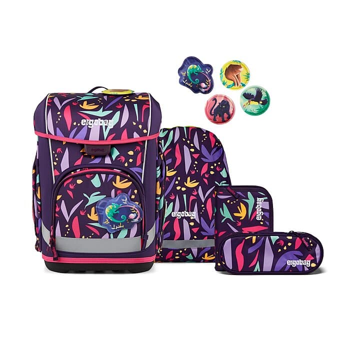 Ergobag Cubo light Schulranzen Set AmBärzonas
