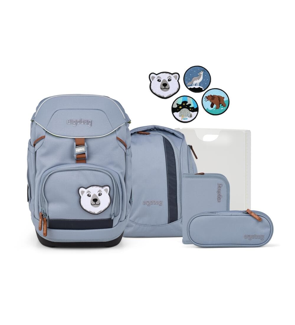 Ergobag Pack Schulrucksack Set FährtenlesBär 6-teilig