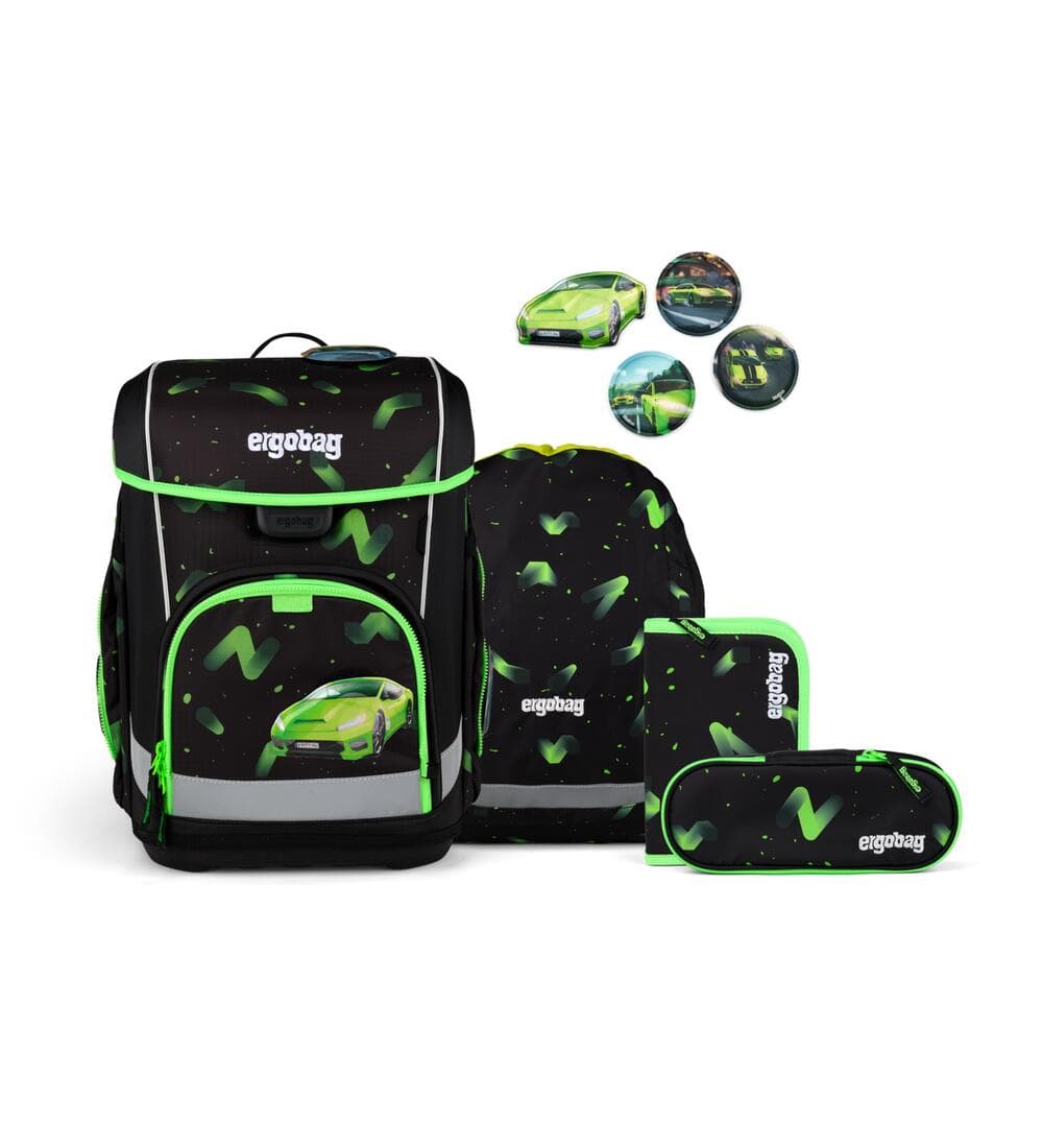 Ergobag Cubo light Schulranzen Set Übärholspur 5-teilig