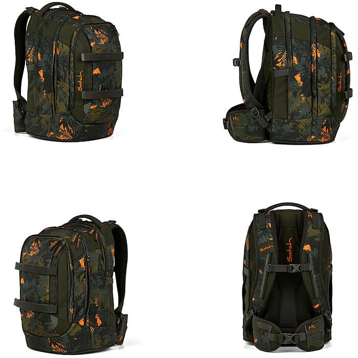 Satch Pack Jurassic Jungle 4tlg Schulrucksack-Set