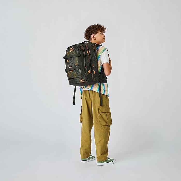 Satch Pack Jurassic Jungle 4tlg Schulrucksack-Set