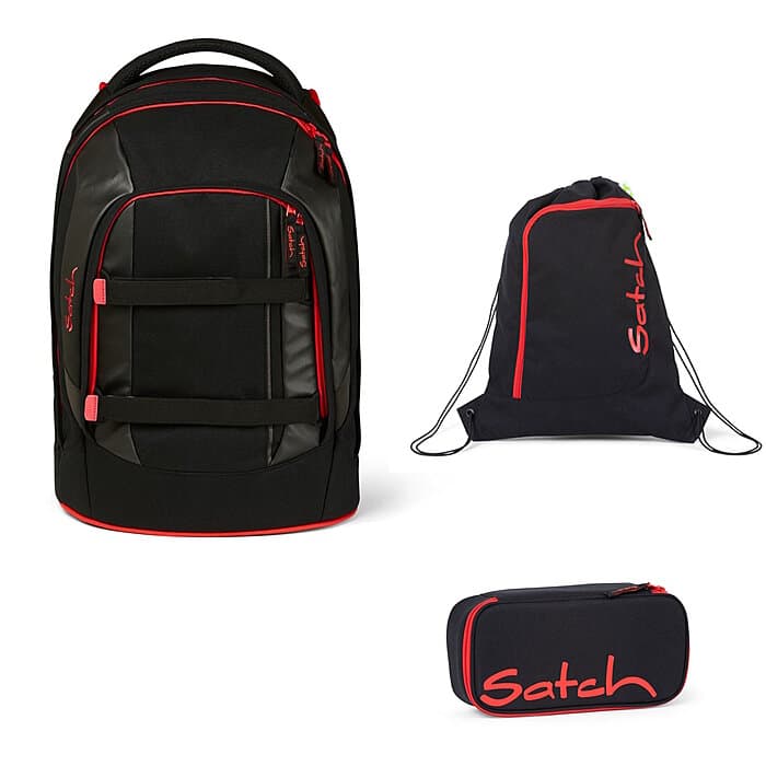 Satch Pack Fire Phantom 3tlg. Schulrucksack-Set