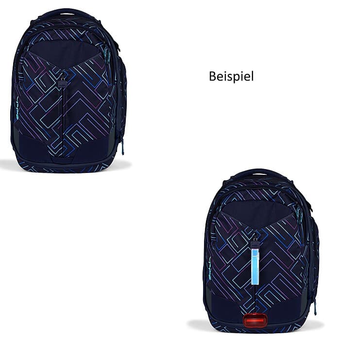 Satch Match Purple L 2024 3tlg Schulrucksack-Set