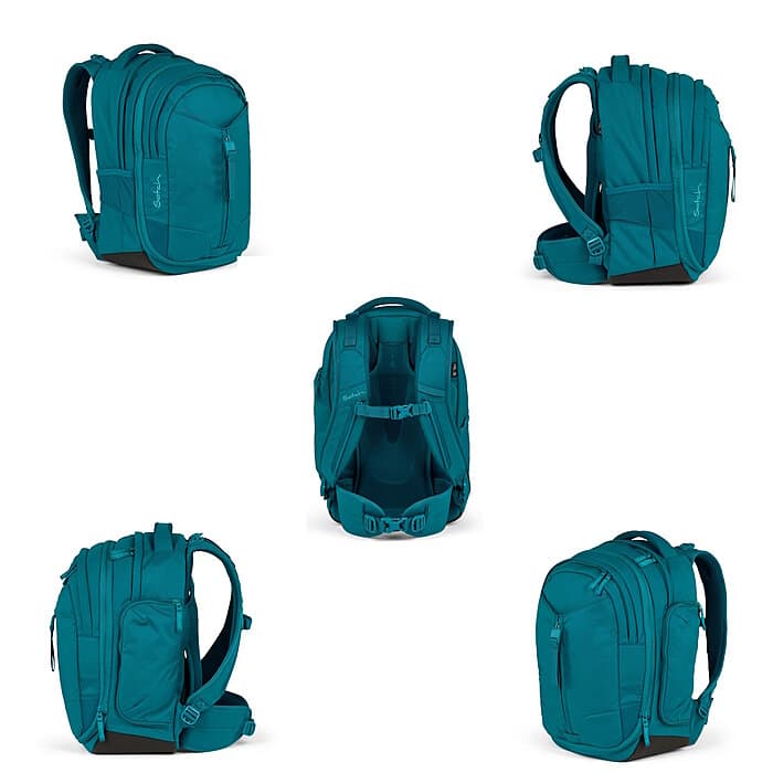 Satch Match Deep Petrol 3tlg Schulrucksack-Set