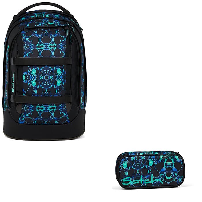 Satch Pack Caleido Blue 2tlg. Set